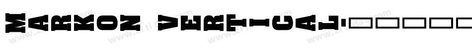 Markon Vertical字体转换